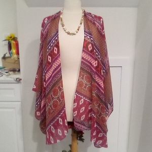 Typical Semi Sheer Boutique Style Kimono Wrap